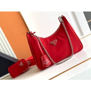 프라다 테수토 스트랩 체인 리에디션 호보백 1BH204 여자가방