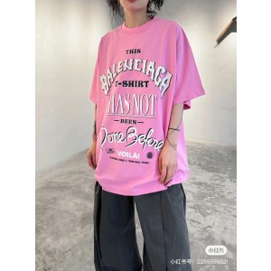 발렌시아가 남녀공용 반팔티