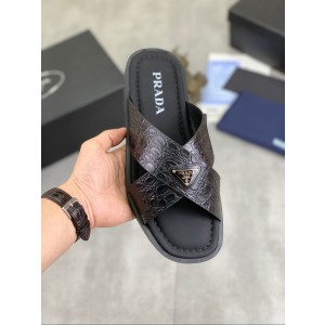 프라다 남자 슬리퍼