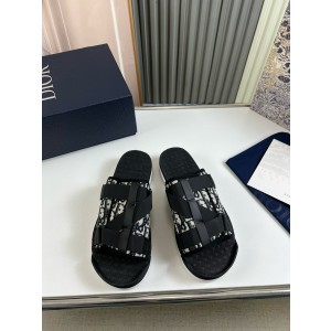 디올 남자 슬리퍼