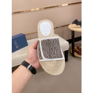 디올 남자 슬리퍼