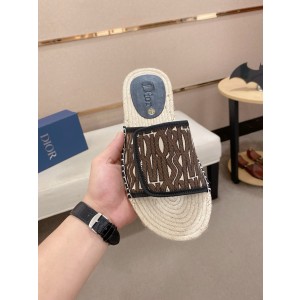 디올 남자 슬리퍼