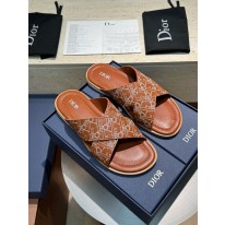 디올 남자 슬리퍼