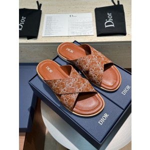 디올 남자 슬리퍼