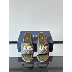 디올 남자 슬리퍼