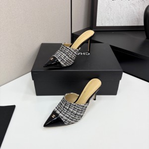 샤넬 여자 슬리퍼 8cm