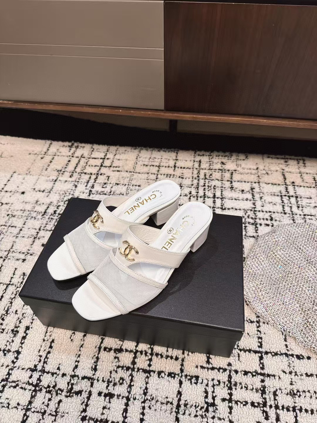 샤넬 여자 슬리퍼