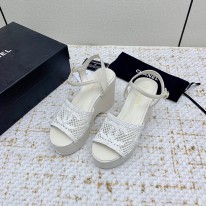 샤넬 여자 샌들 10cm