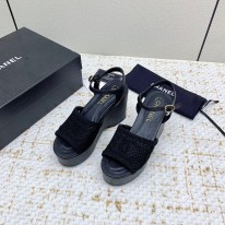 샤넬 여자 샌들 10cm