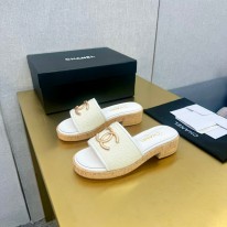 샤넬 여자 슬리퍼 6.5cm