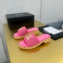 샤넬 여자 슬리퍼 6.5cm
