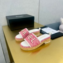 샤넬 여자 슬리퍼 6.5cm