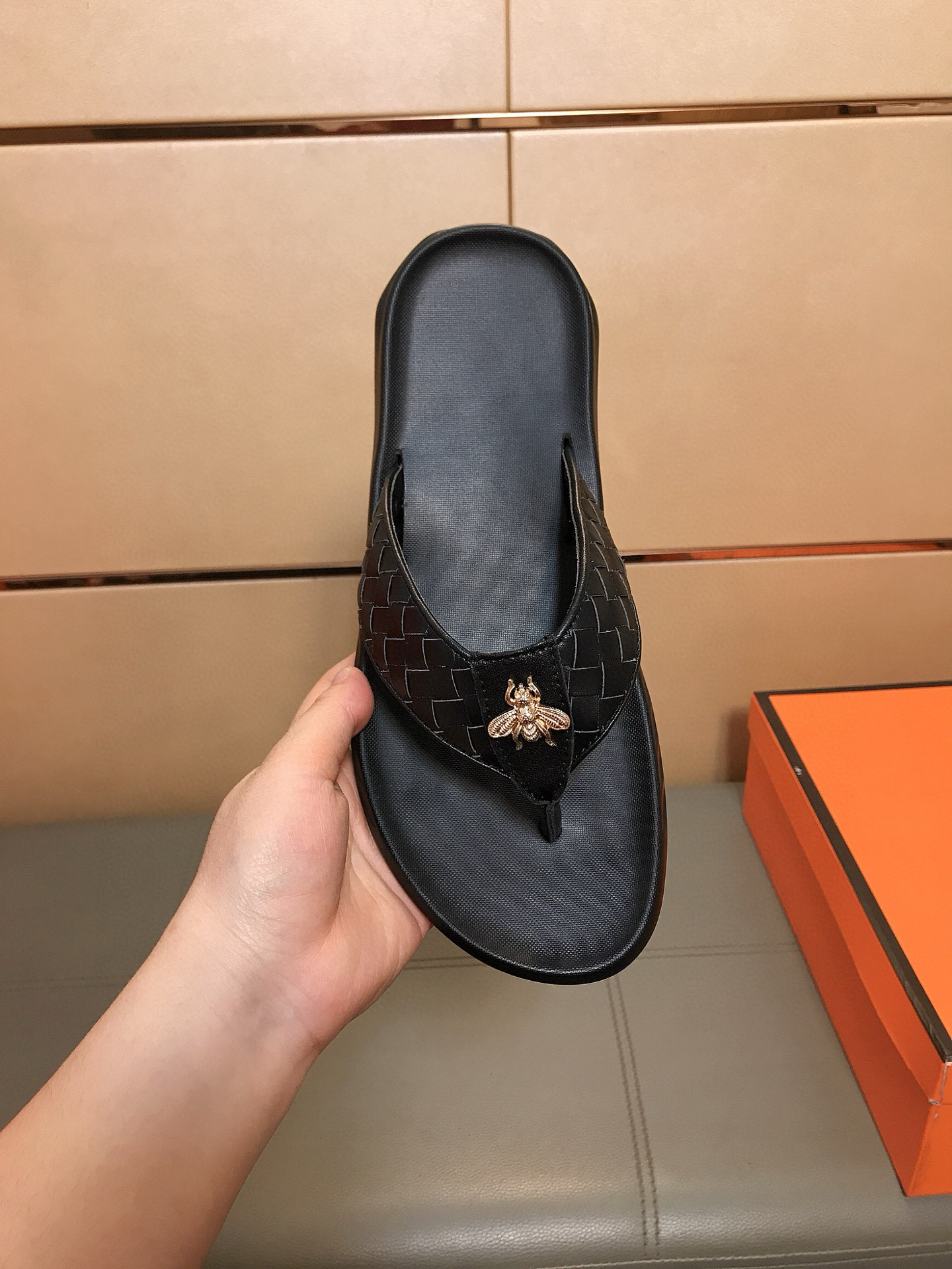 구찌 남자 슬리퍼