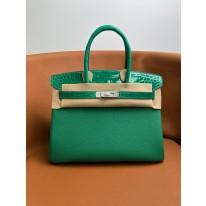 에르메스 5컬러 터치 버킨백 30 토고가죽 악어가죽 여자가방