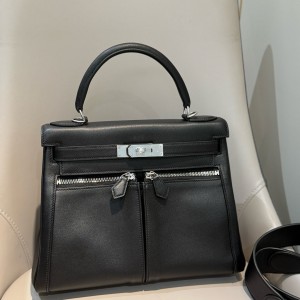 에르메스 켈리 라키스백 28 스위프트가죽 여자가방