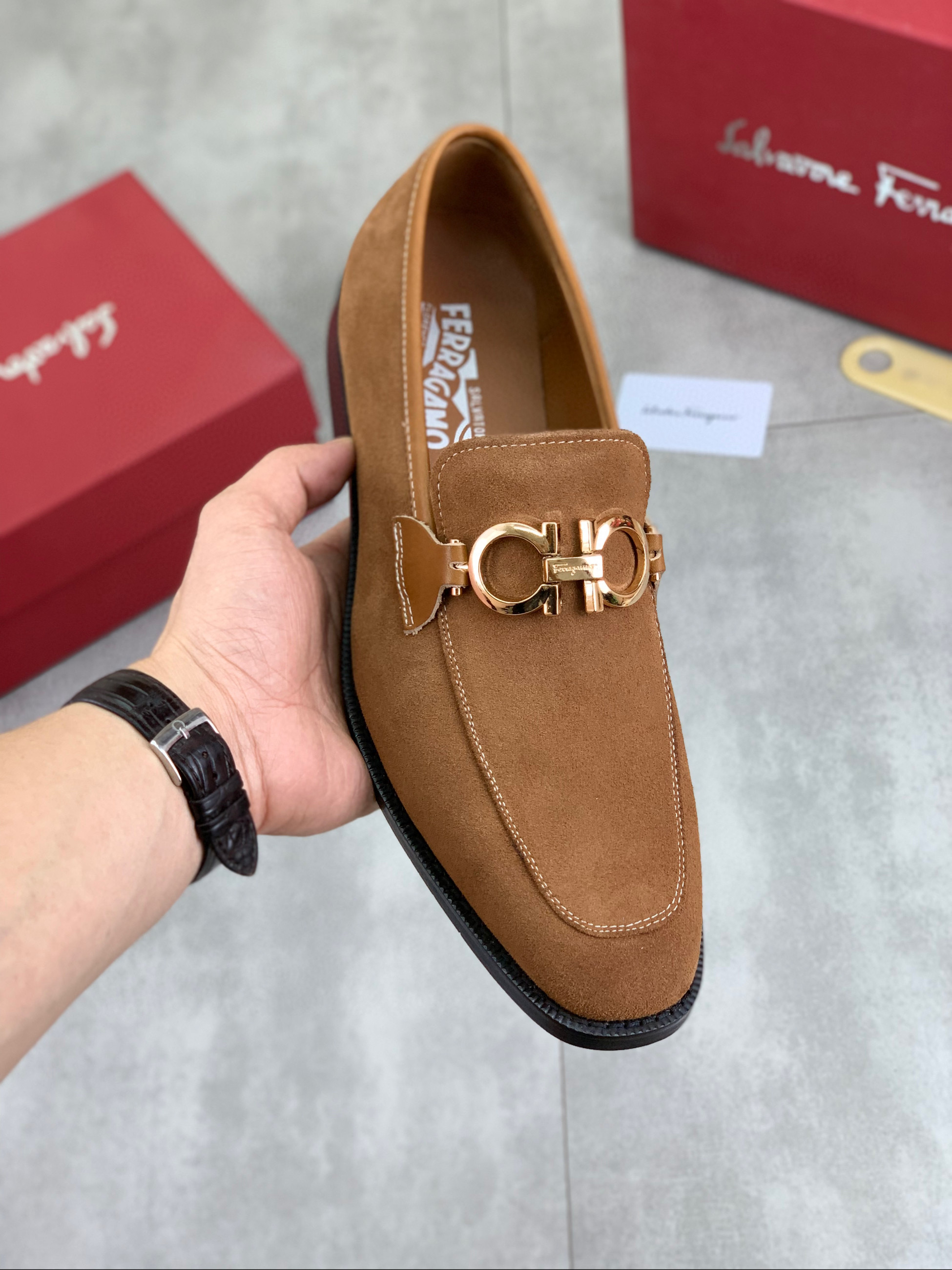 페라가모 남자 구두