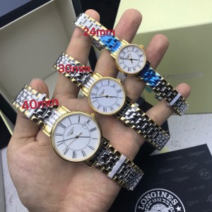 론진 미러급 남여 커플 시계