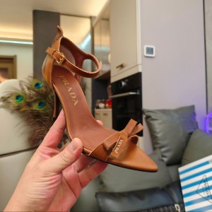 프라다 8.5cm 여자 신발 구두