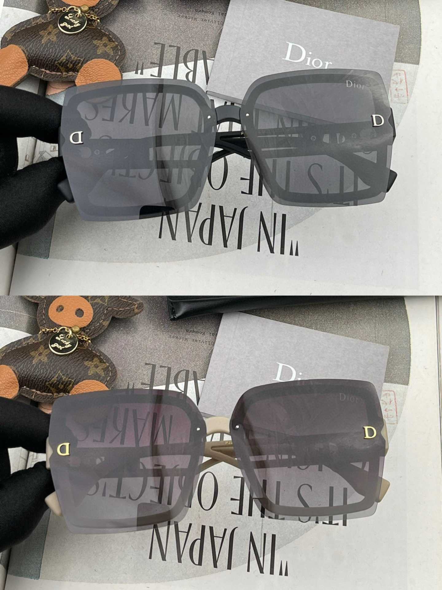 디올 2컬러 선글라스