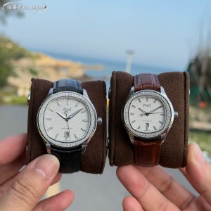 피아제 TW공장 미러급 남여커플시계