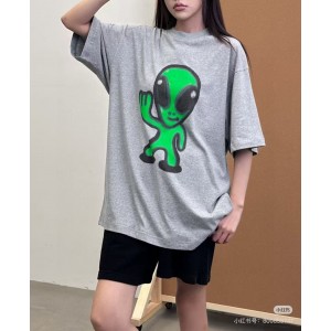 발렌시아가 남녀공용 반팔티