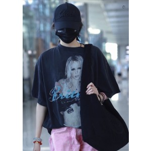 발렌시아가 남녀공용 반팔티