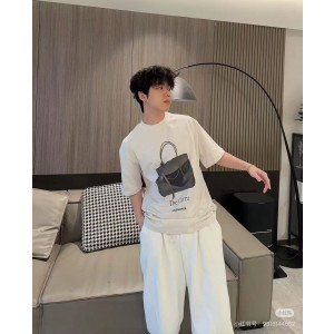 발렌시아가 남녀공용 반팔티