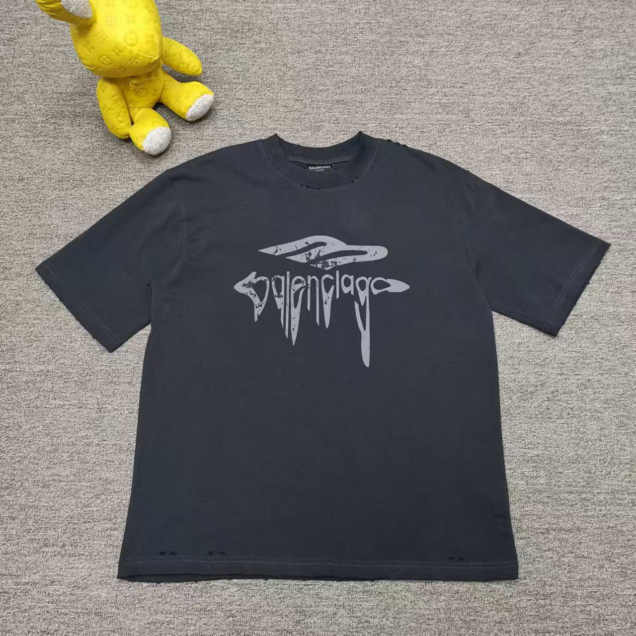 발렌시아가 남녀공용 반팔티