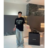 발렌시아가 남녀공용 반팔티