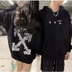 오프화이트 남녀공용 후드티 맨투맨