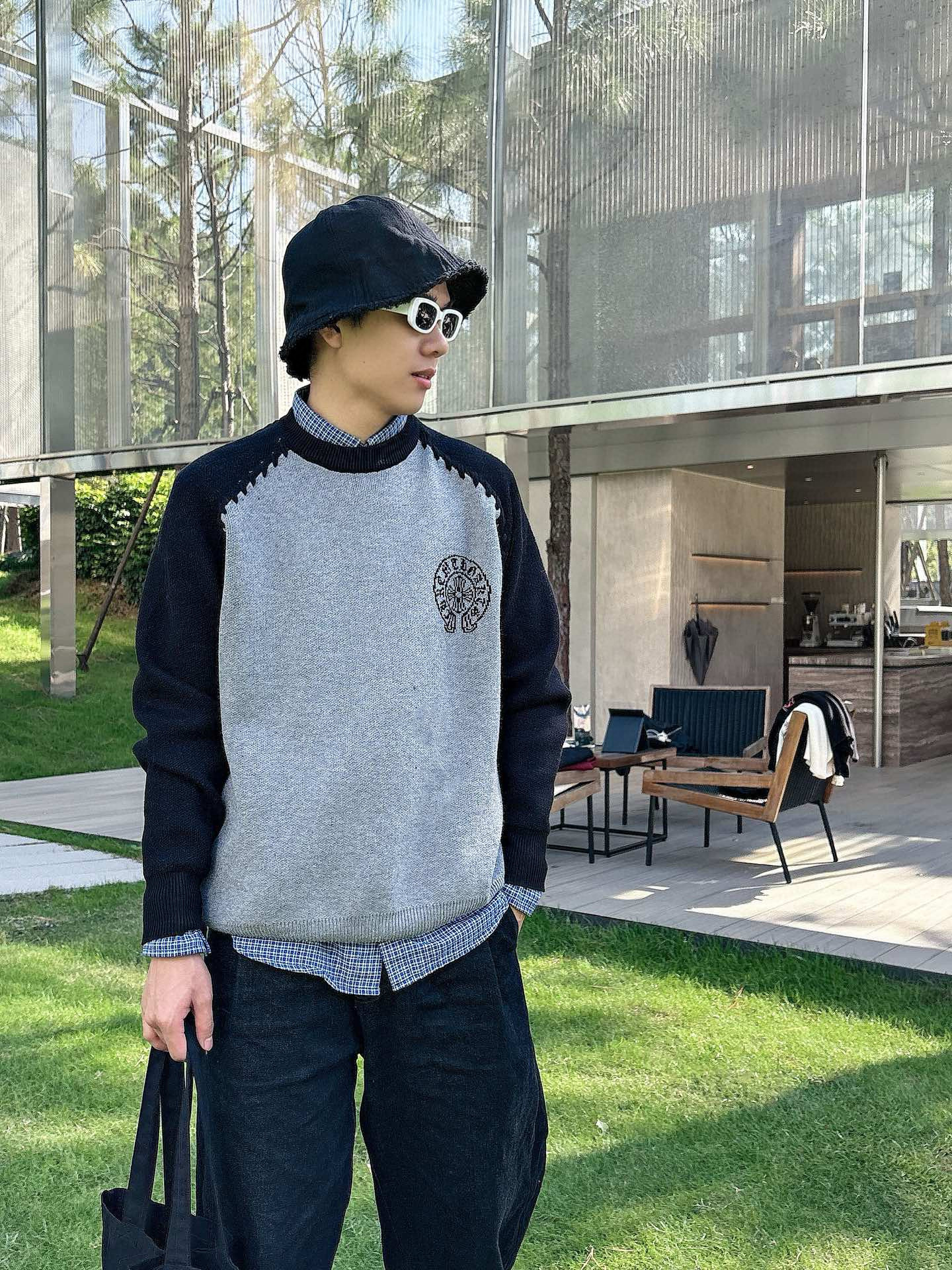 크롬하츠 남자 니트