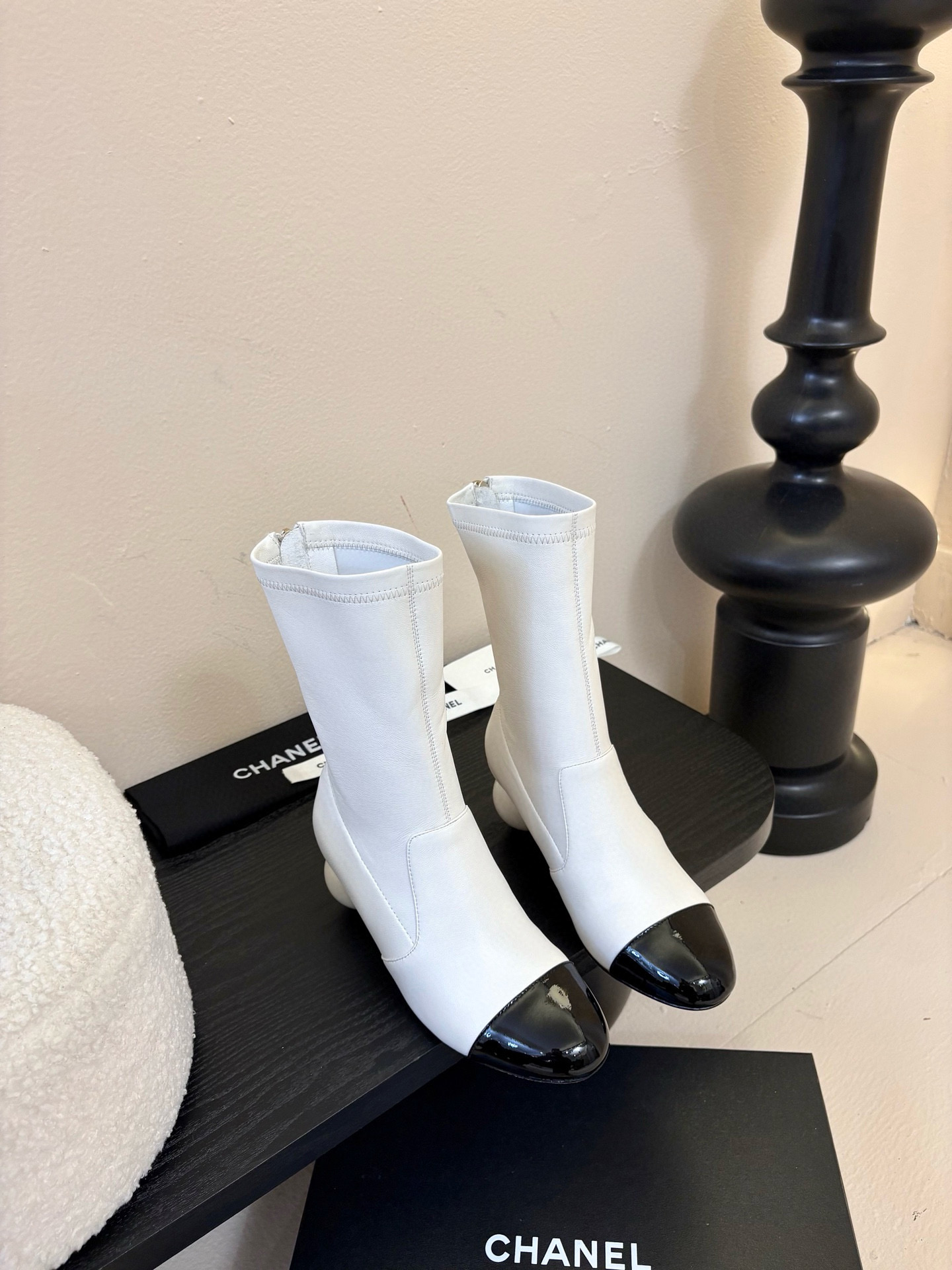 샤넬 5cm 여자 부츠