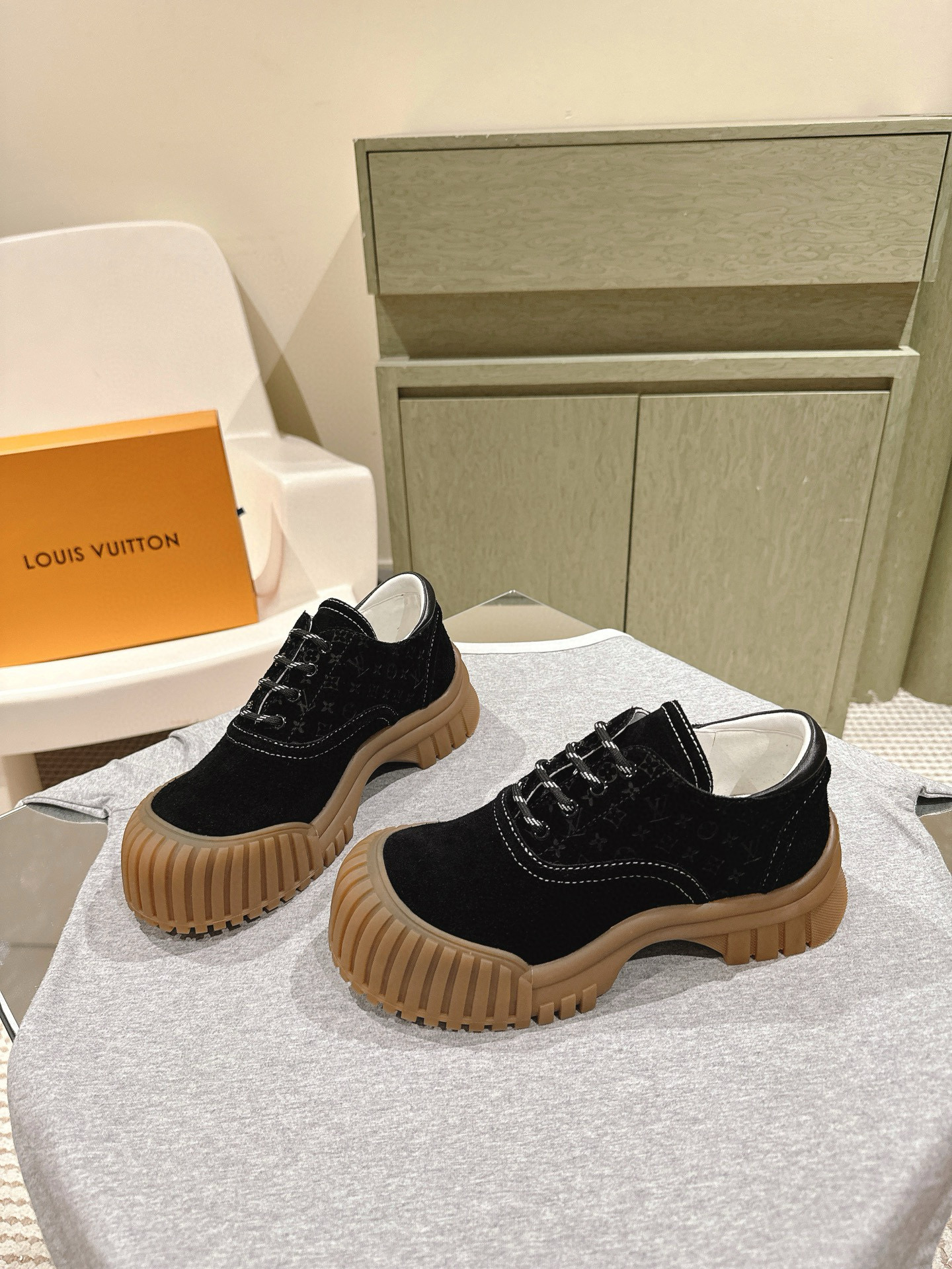 루이비통 5CM 여자 부츠