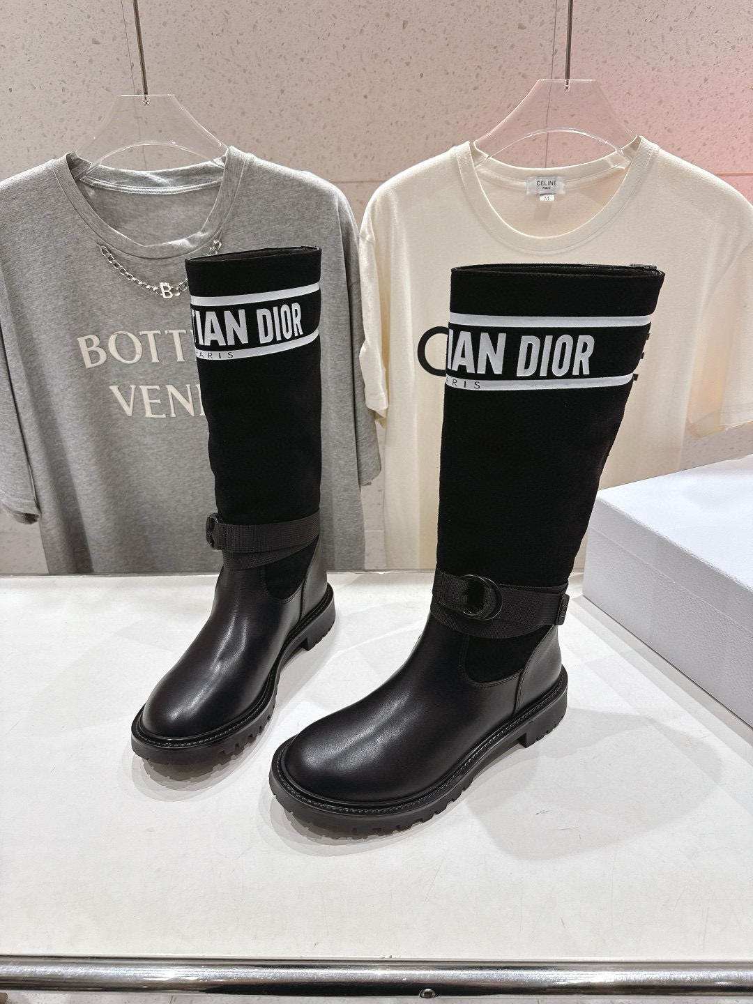 디올 여자 부츠