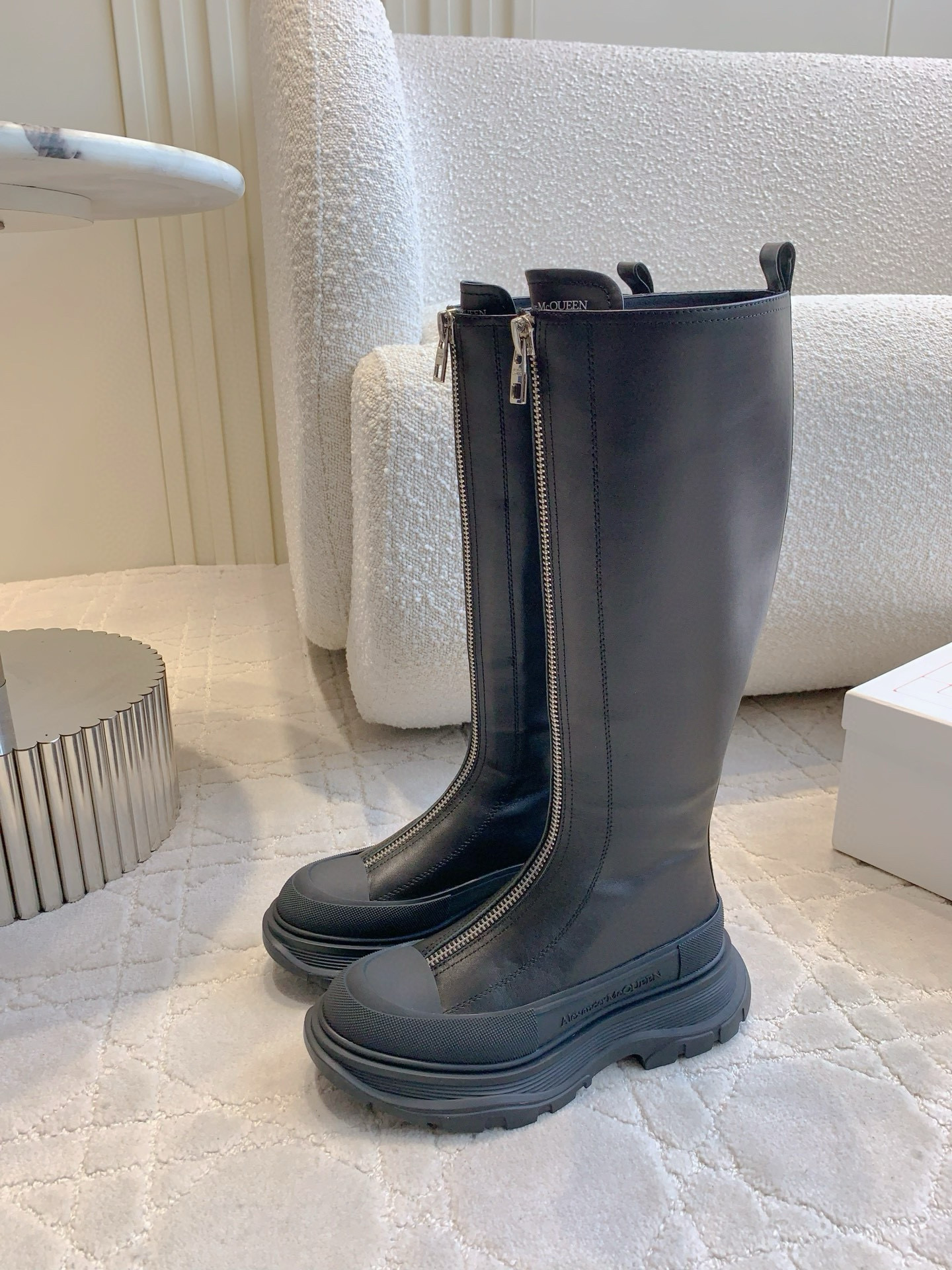 알렉산더 맥퀸 4.5CM 여자 부츠