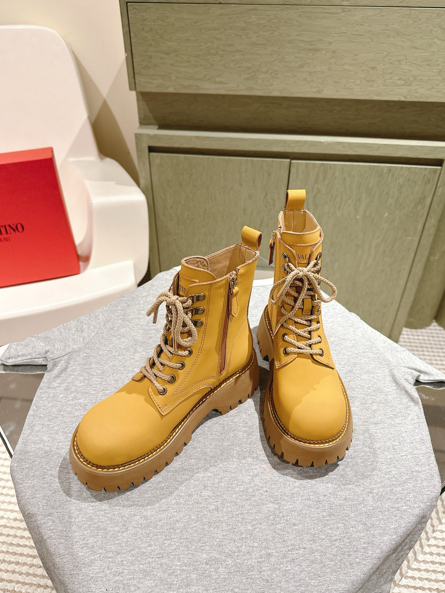 발렌티노 4.5CM 여자 부츠