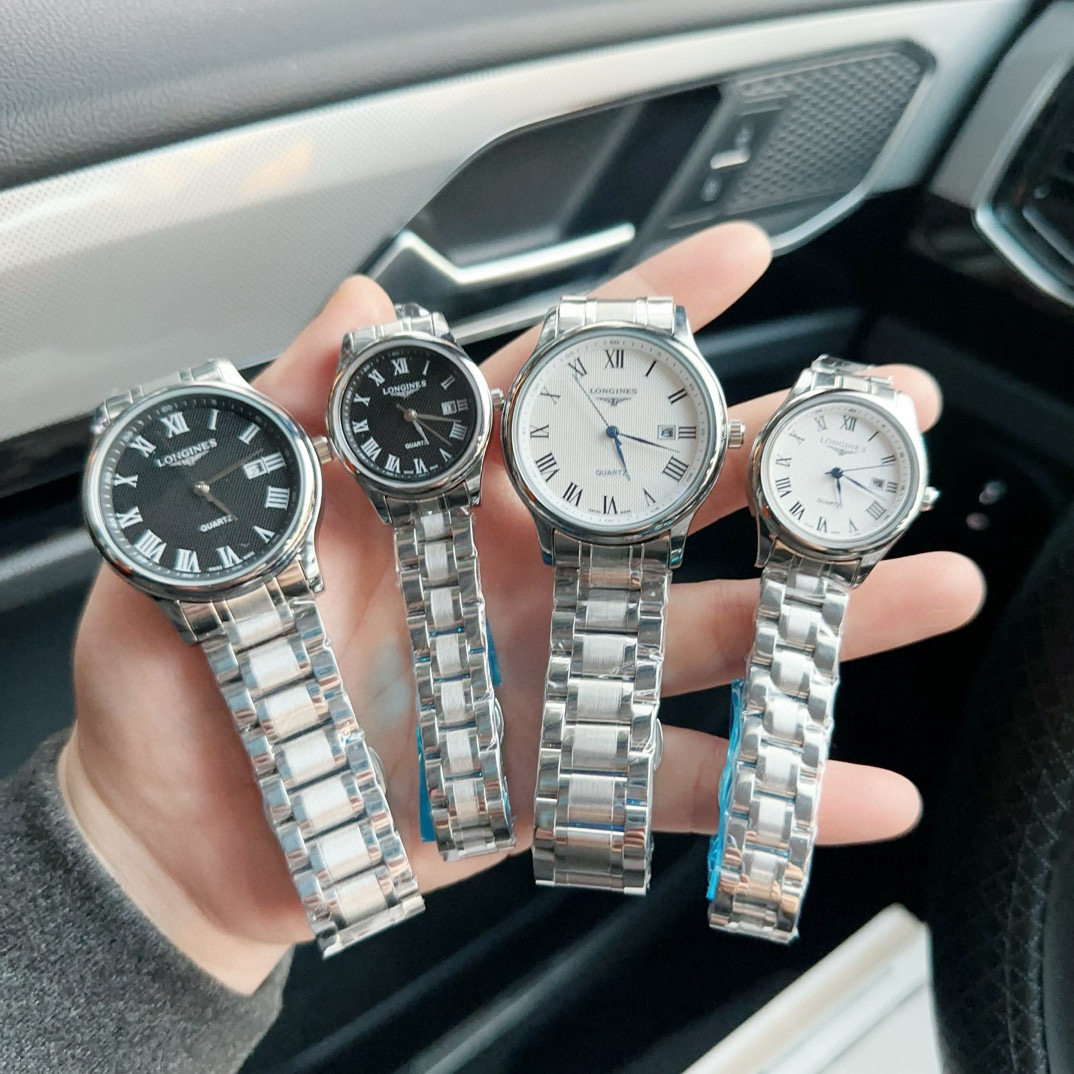 론진 2컬러 남녀공용시계 커플시계