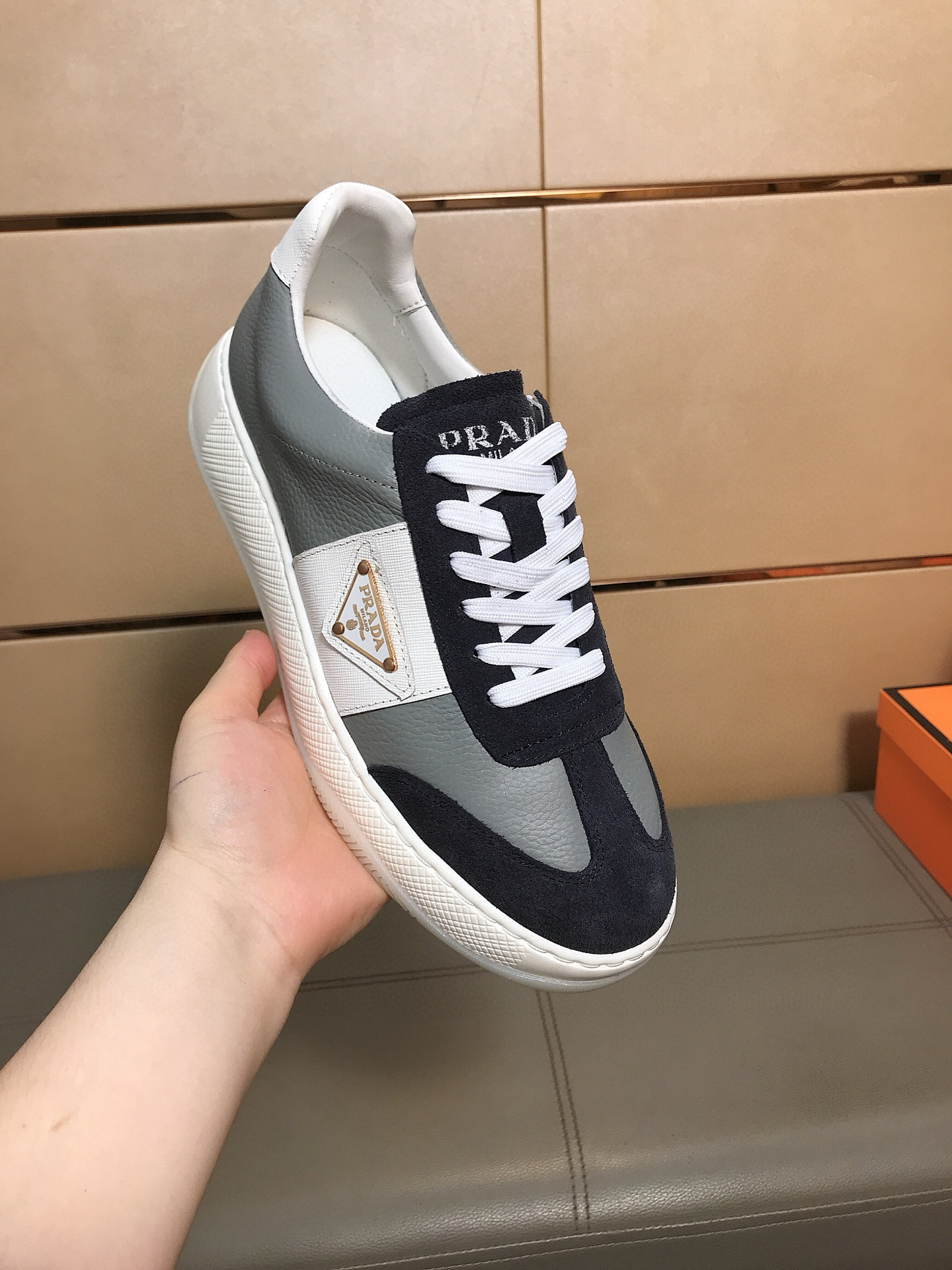 프라다 남자 스니커즈 신발 운동화