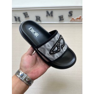 디올 남자 슬리퍼