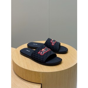 디올 남자 슬리퍼