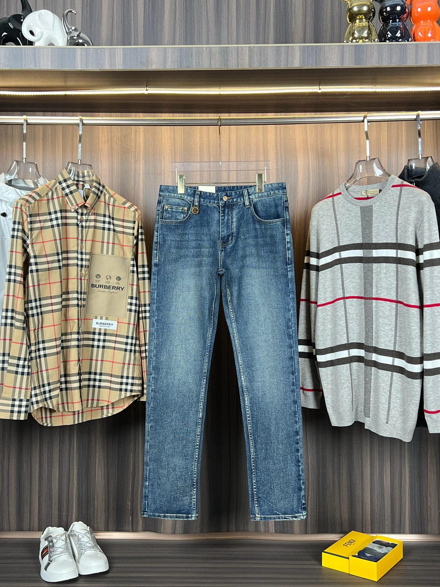 구찌 남자 청바지