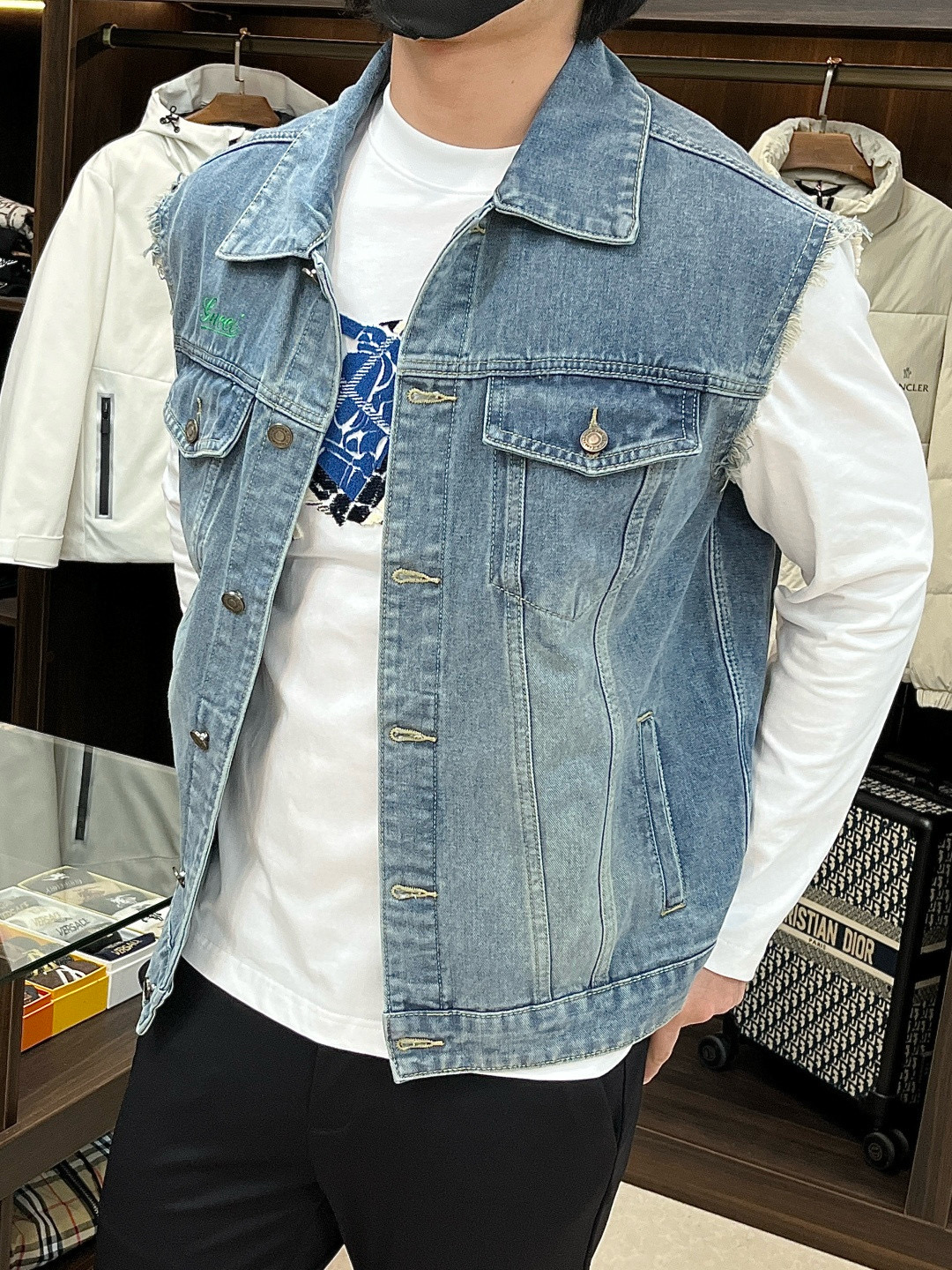 구찌 남자 조끼