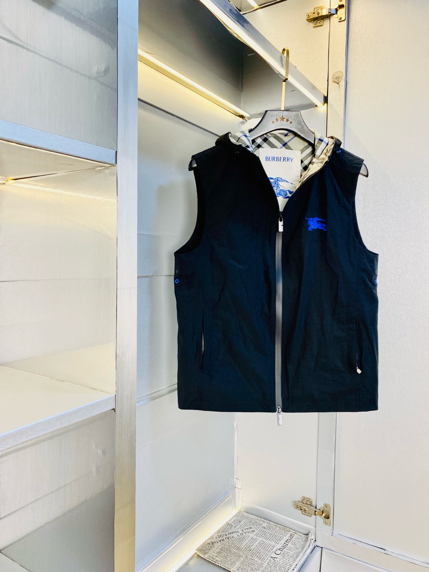 버버리 2컬러 남자 조끼