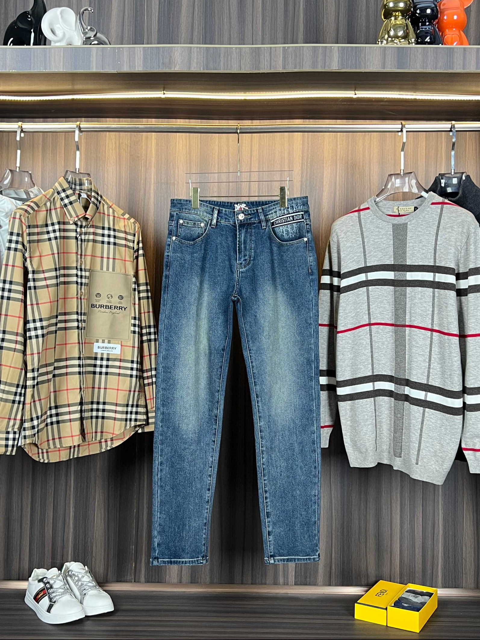 디올 남자 청바지