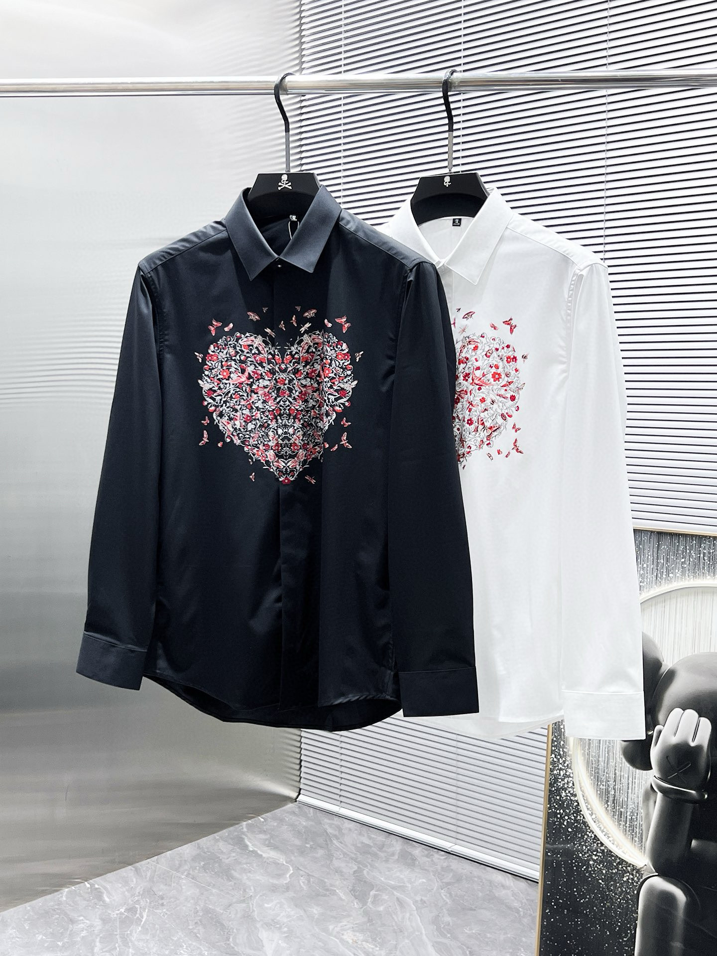 디올 2컬러 남자 셔츠