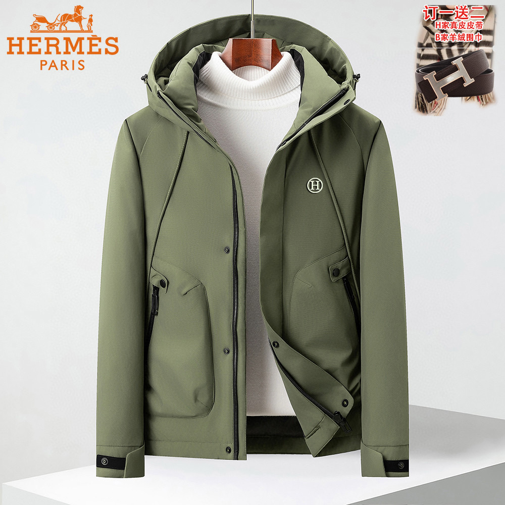 에르메스 4컬러 남자 패딩