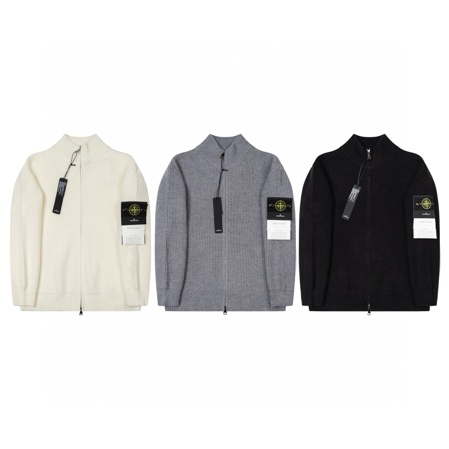 스톤아일랜드 3컬러 남자 가디건